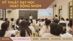 Dạy học hoạt động nhóm-biến tấu kỹ thuật khăn trải bàn